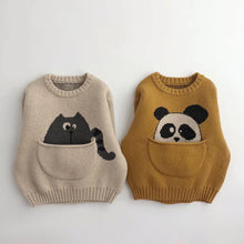 Load image into Gallery viewer, Silly animal pullover sweater
