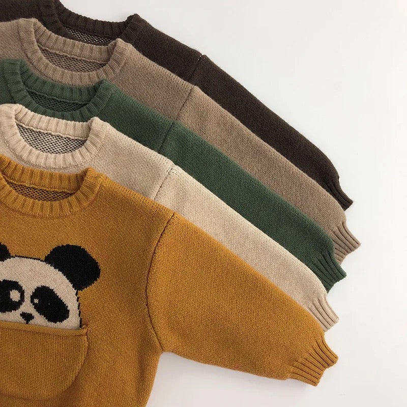 Silly animal pullover sweater