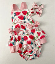 Load image into Gallery viewer, The Strawberry Romper
