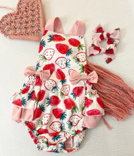 Load image into Gallery viewer, The Strawberry Romper
